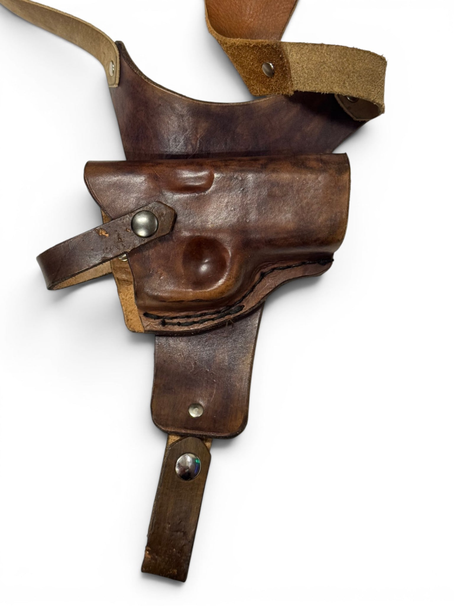 FNX-45 Leather Shoulder Holster Rig with Dual Magazine Pouch - 2
