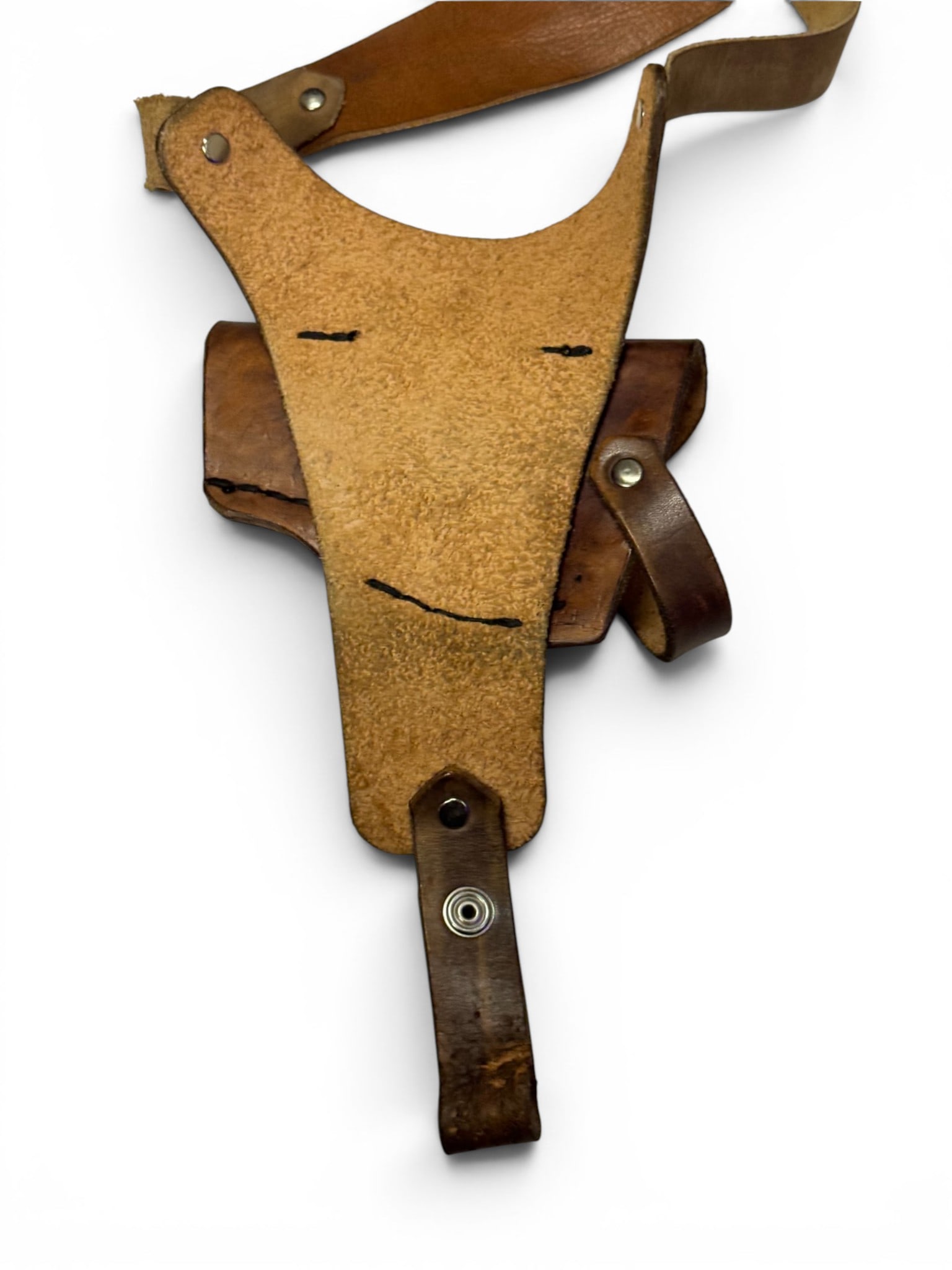 FNX-45 Leather Shoulder Holster Rig with Dual Magazine Pouch - 3