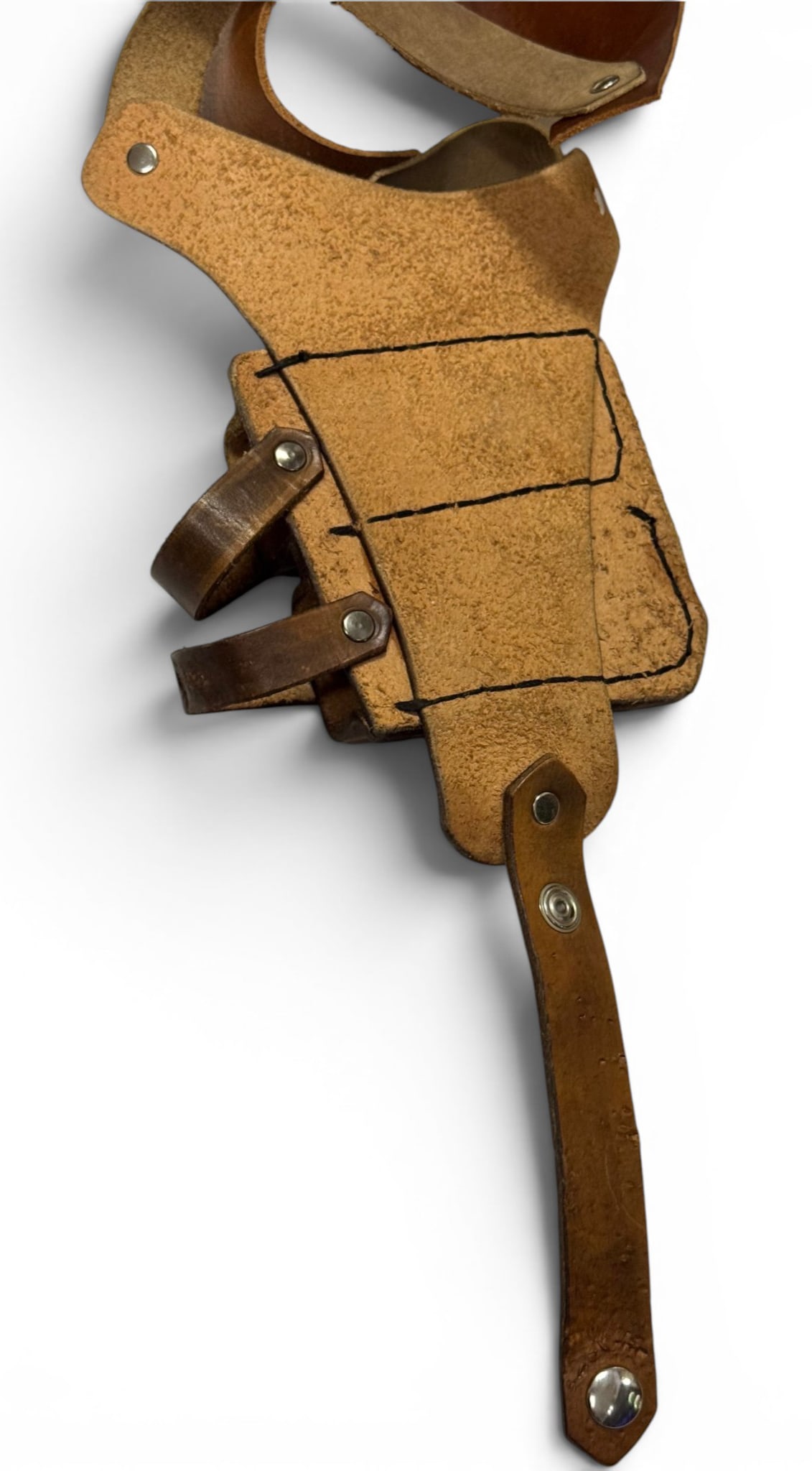 FNX-45 Leather Shoulder Holster Rig with Dual Magazine Pouch - 5