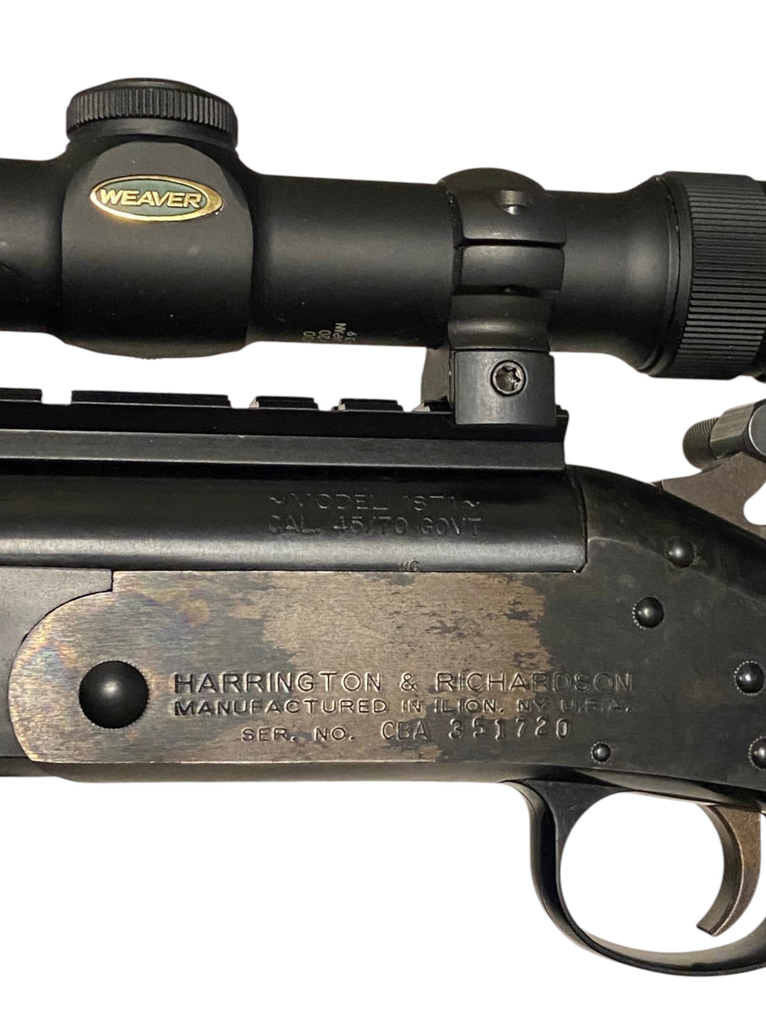 Harrington & Richardson Buffalo Classic Model 1871 .45-70 GOVT. Break-Action Rifle with Weaver Sc... - 17