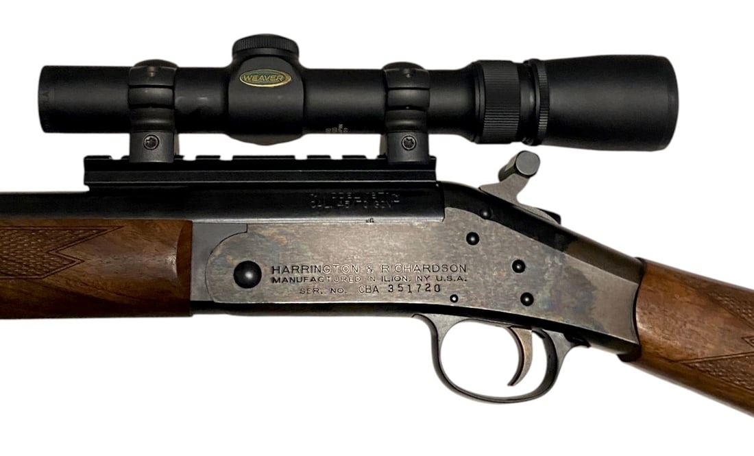 Harrington & Richardson Buffalo Classic Model 1871 .45-70 GOVT. Break-Action Rifle with Weaver Sc... - 3