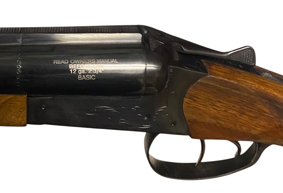Excellent EAA Corps IZH-43 Russian SXS 12 GA. Double Barrel Shotgun - 16