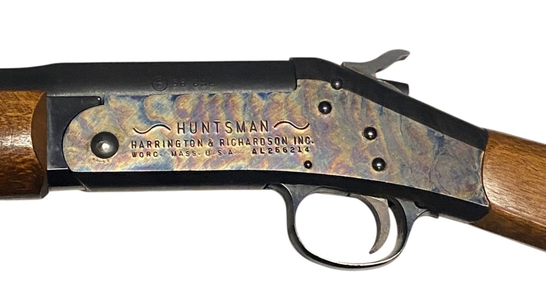 Excellent Harrington & Richardson Huntsman .58 CAL. Break-Action Blackpowder Rifle - 3