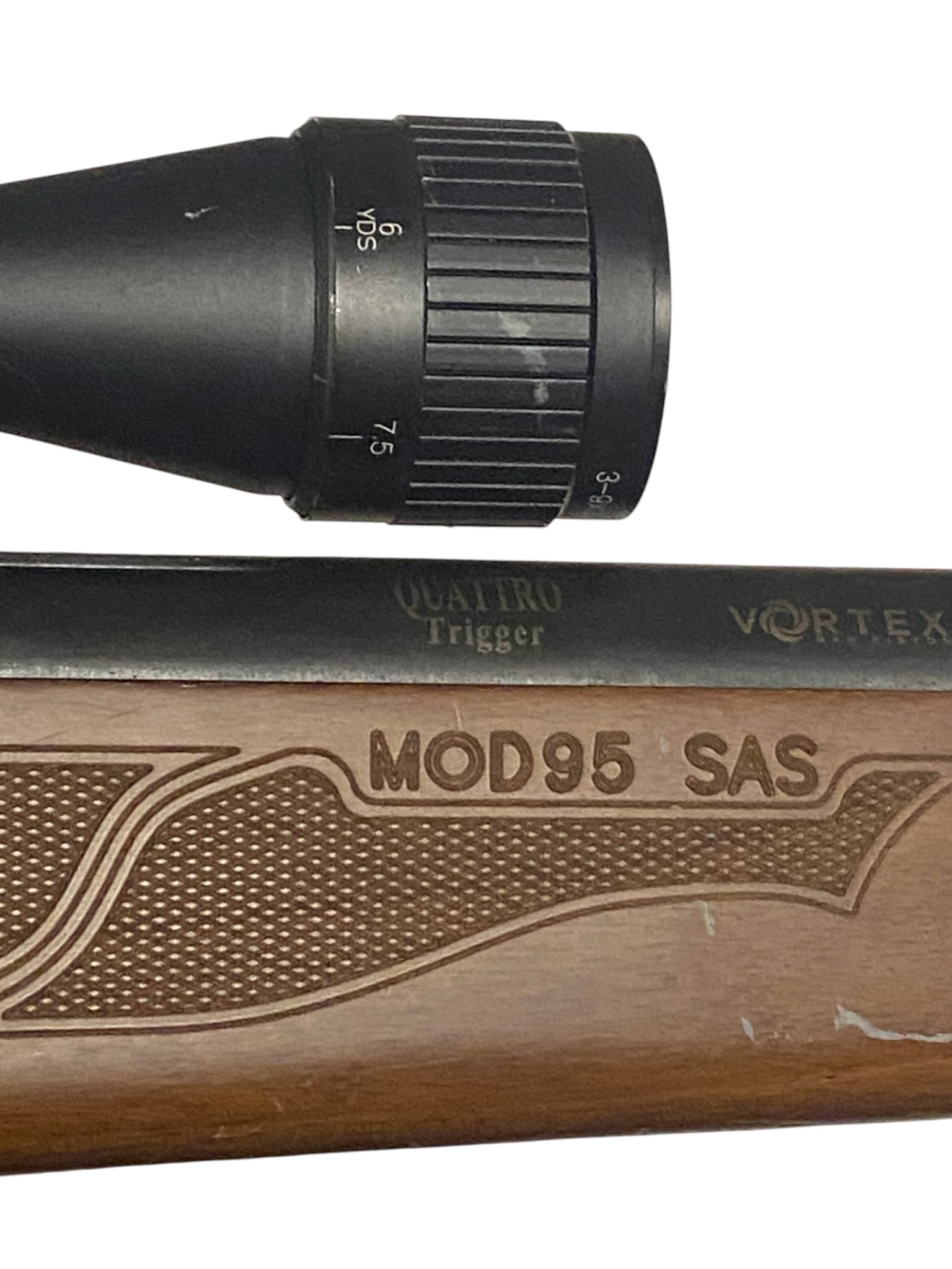 Hatsan Mod 95 SAS .22 CAL. Break-Action Pellet Gun with Hammers Scope - 4