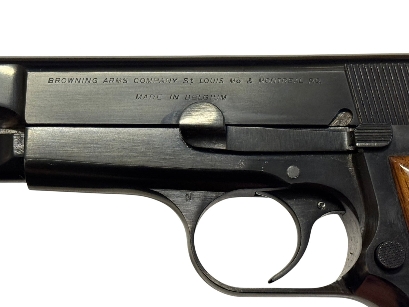 MINT 1969 Belgian FN ingBrown "T-Series" Hi-Power 9mm Semi-Automatic Pistol in Case - 11