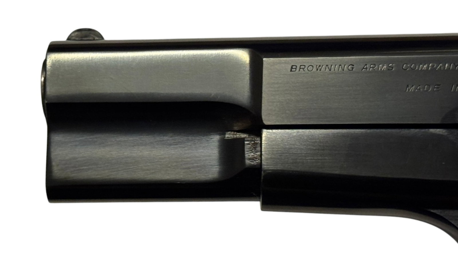 MINT 1969 Belgian FN ingBrown "T-Series" Hi-Power 9mm Semi-Automatic Pistol in Case - 12