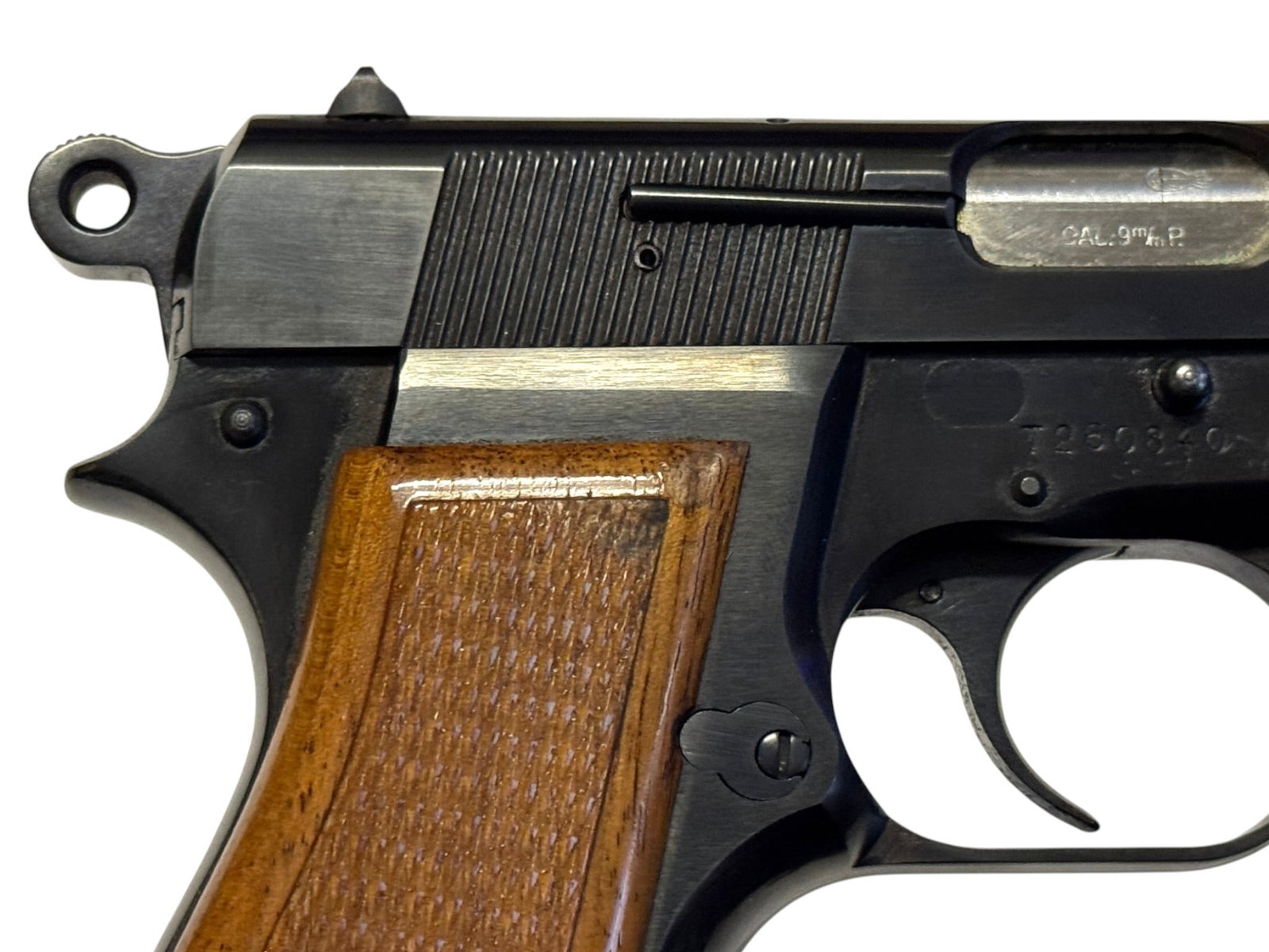 MINT 1969 Belgian FN ingBrown "T-Series" Hi-Power 9mm Semi-Automatic Pistol in Case - 13