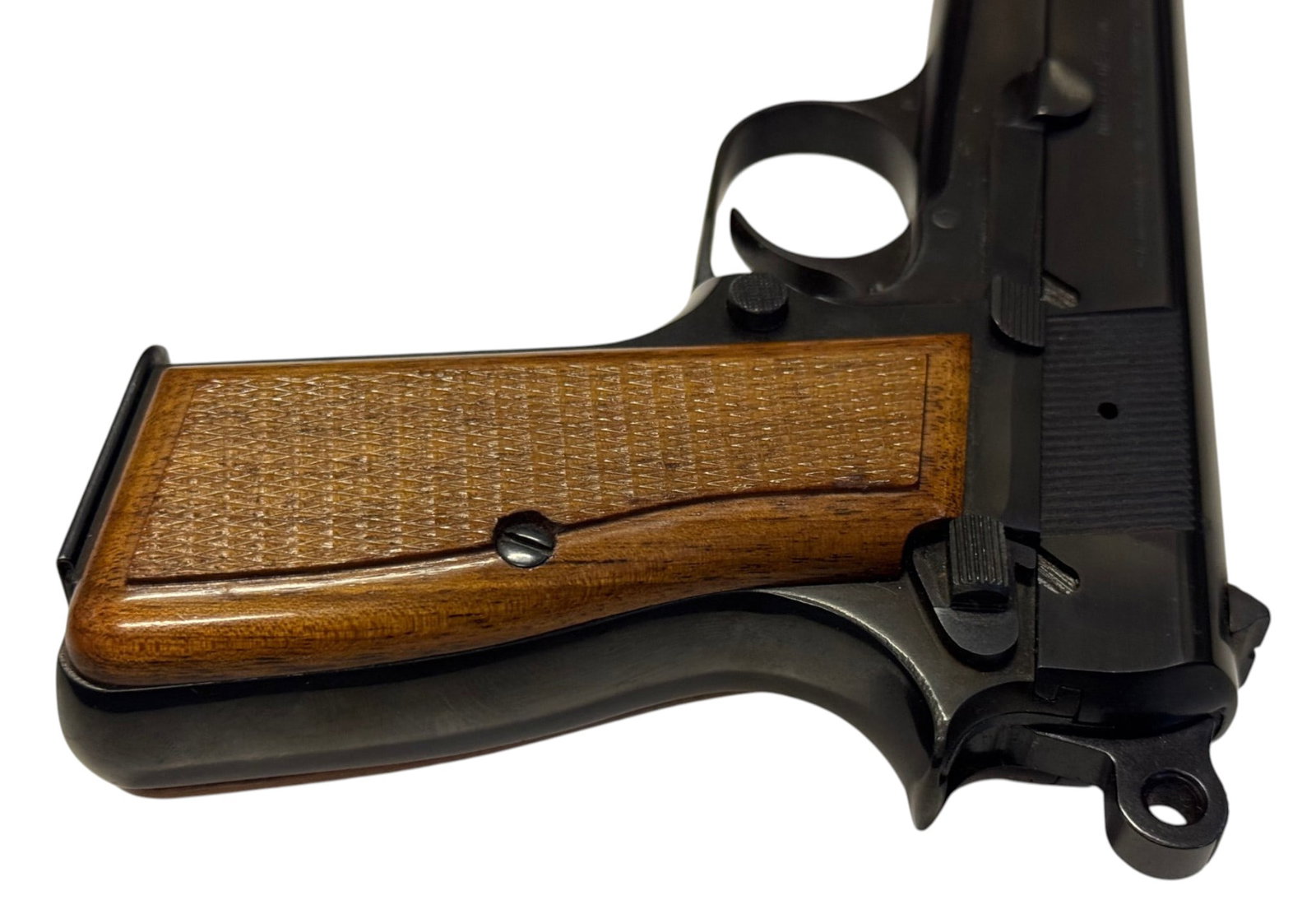 MINT 1969 Belgian FN ingBrown "T-Series" Hi-Power 9mm Semi-Automatic Pistol in Case - 19