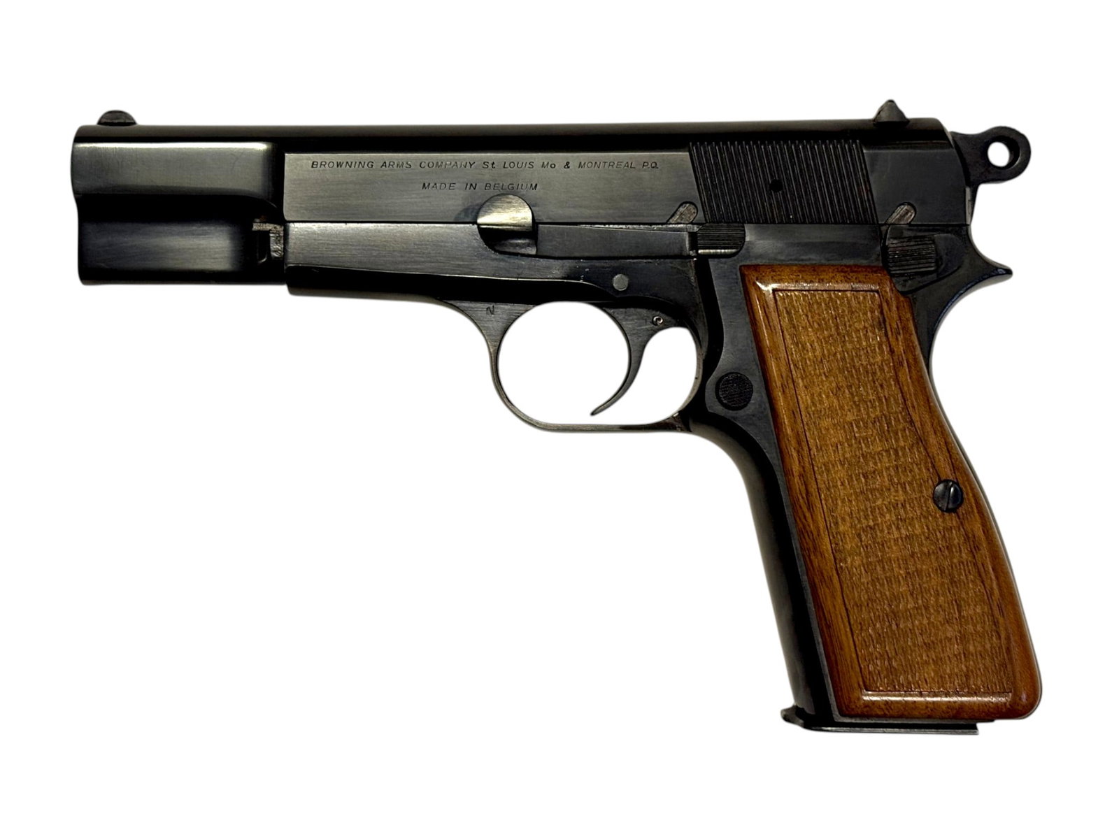 MINT 1969 Belgian FN ingBrown "T-Series" Hi-Power 9mm Semi-Automatic Pistol in Case - 6