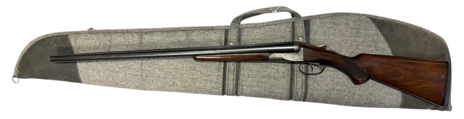 1934 Savage Arms A.H. Fox Sterlingworth 12 GA. Double Barrel SXS Shotgun with Soft Case - 2