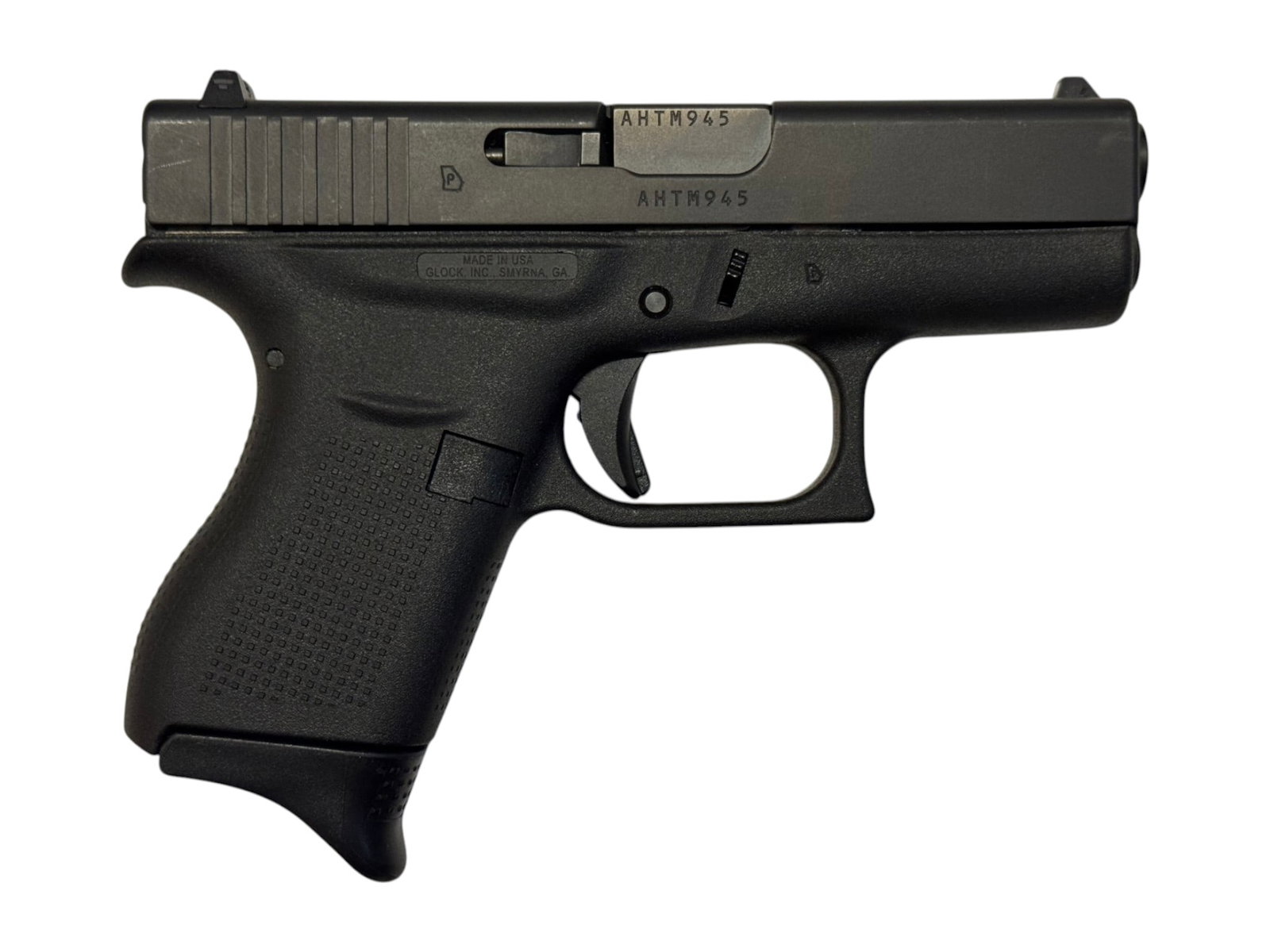 Excellent Glock 42 Gen 5 .380 AUTO Semi-Automatic Pistol with Original Case - 5