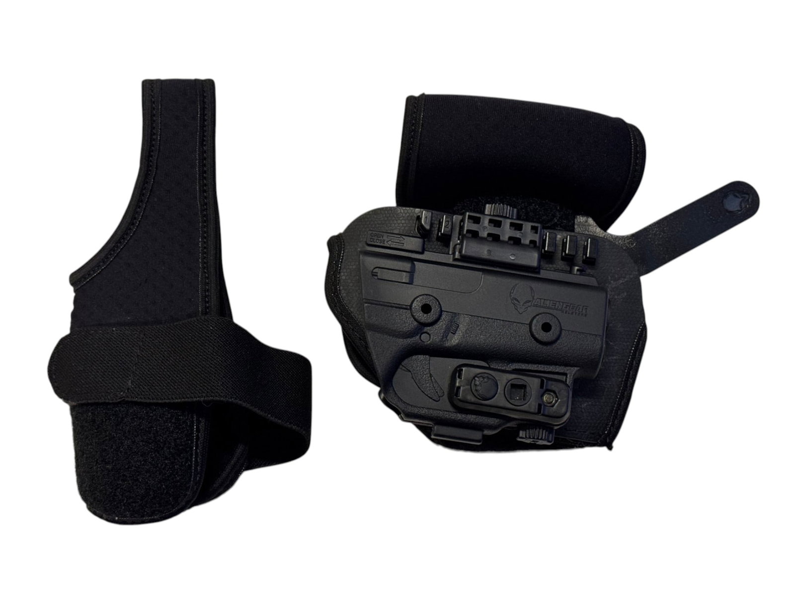 Alien Gear Tactical Ankle Holster for Glock 42 Pistol: This is a hard-to-find accessory for your Glock 42. Alien Gear is known for their top quality holsters, however, they discontinued their ankle holster line. Incredibly comfortable and snug pistol fit.