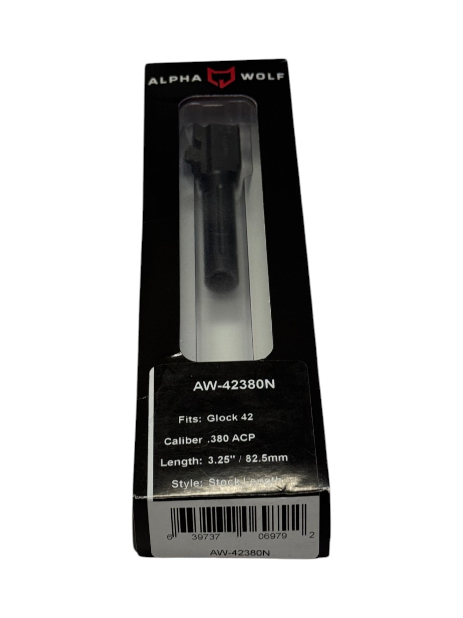 Alpha Wolf 3.25” Glock 42 .380 ACP Stock Length Barrel - 2