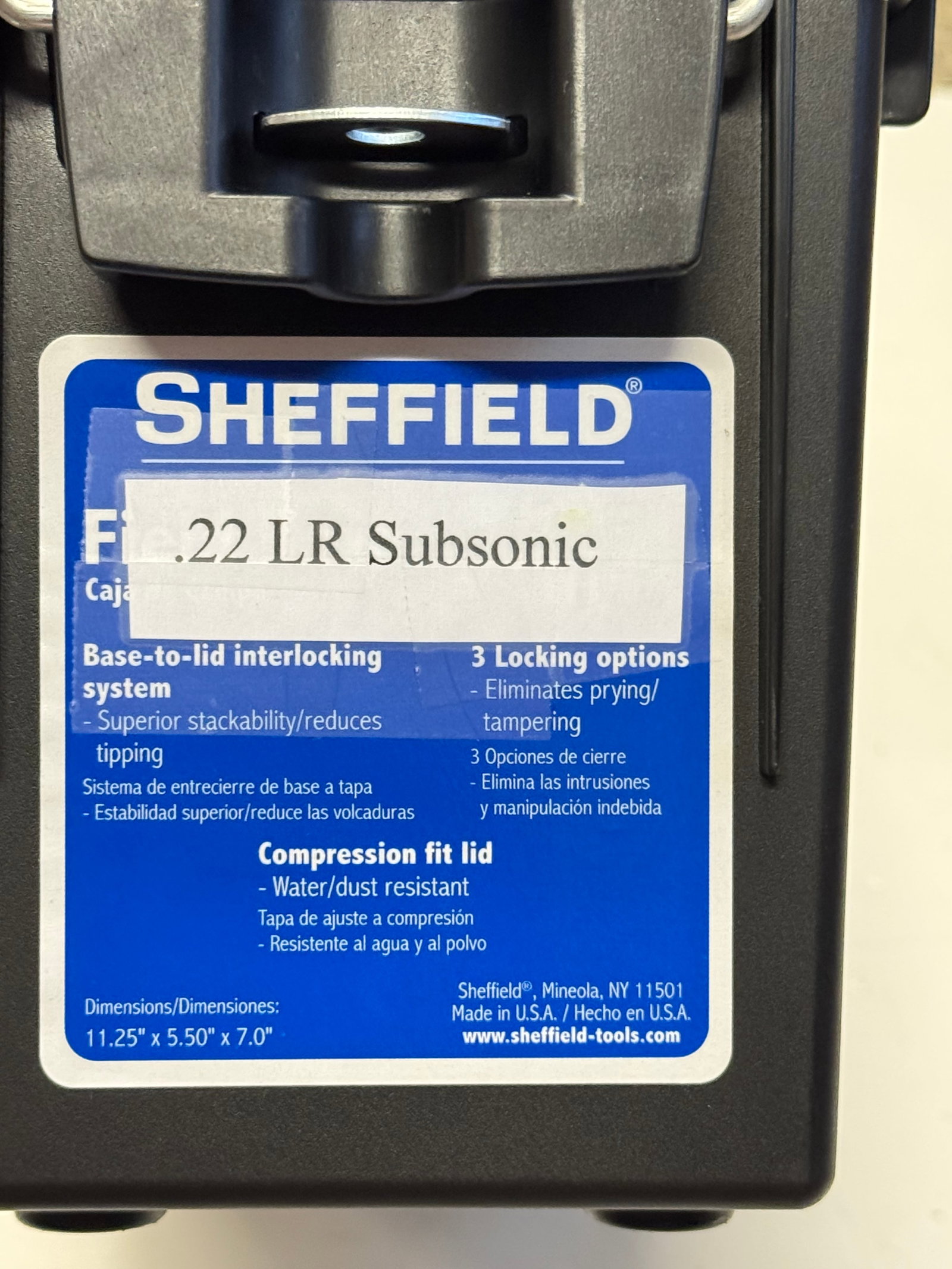Sheffield Plastic .30 CAL. Ammunition Storage Can - 2