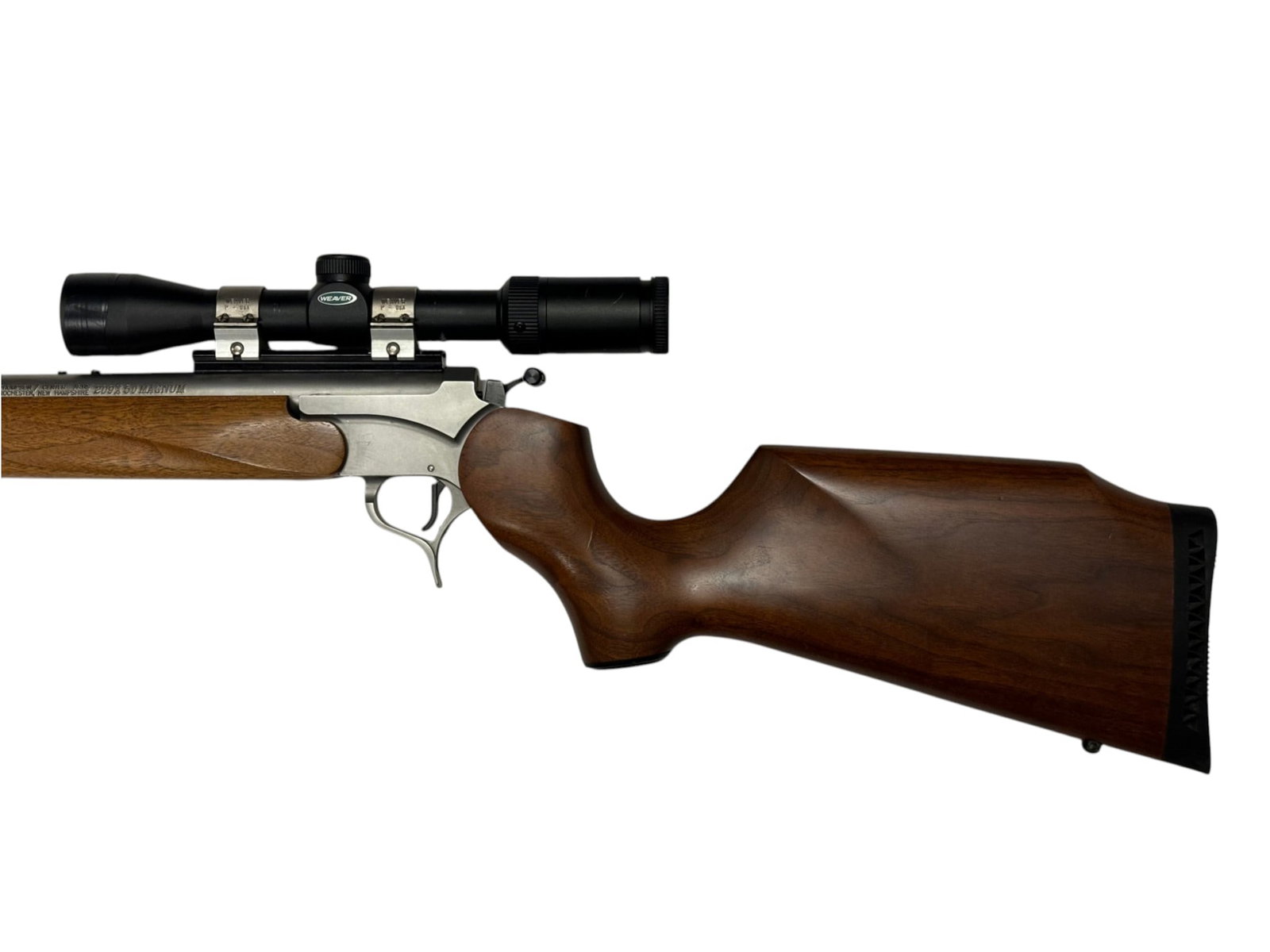 Excellent T/CA Encore 209x50 Magnum Break-Action Blackpowder Percussion Rifle with Weaver Scope - 9
