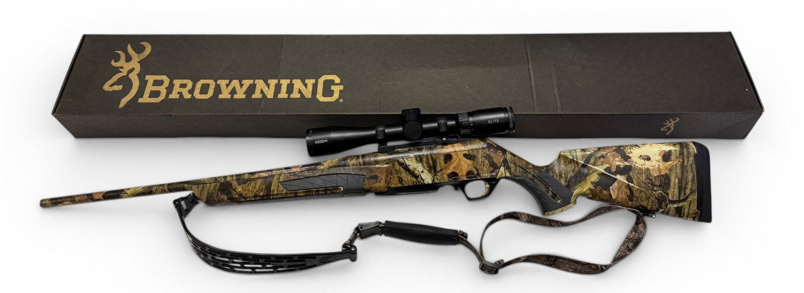 Browning BAR ShortTrac .308 Semi-Automatic Rifle w/ Bushnell Elite 4500 4x Scope in Original Box - 2