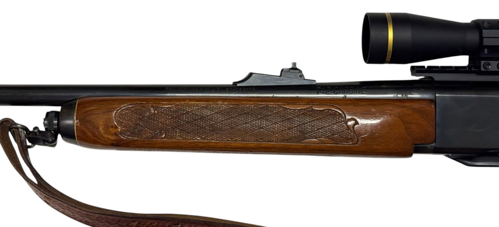 Excellent 1980 Remington 742 Woodsmaster BDL Deluxe CARBINE .30-06 SPRG. Rifle with Leupold Scope - 10