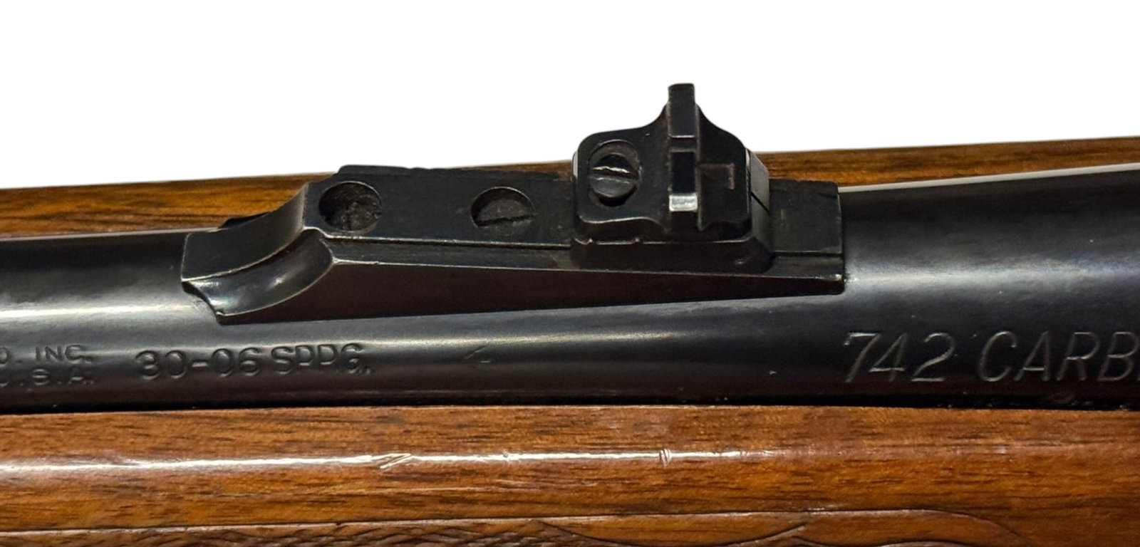 Excellent 1980 Remington 742 Woodsmaster BDL Deluxe CARBINE .30-06 SPRG. Rifle with Leupold Scope - 12