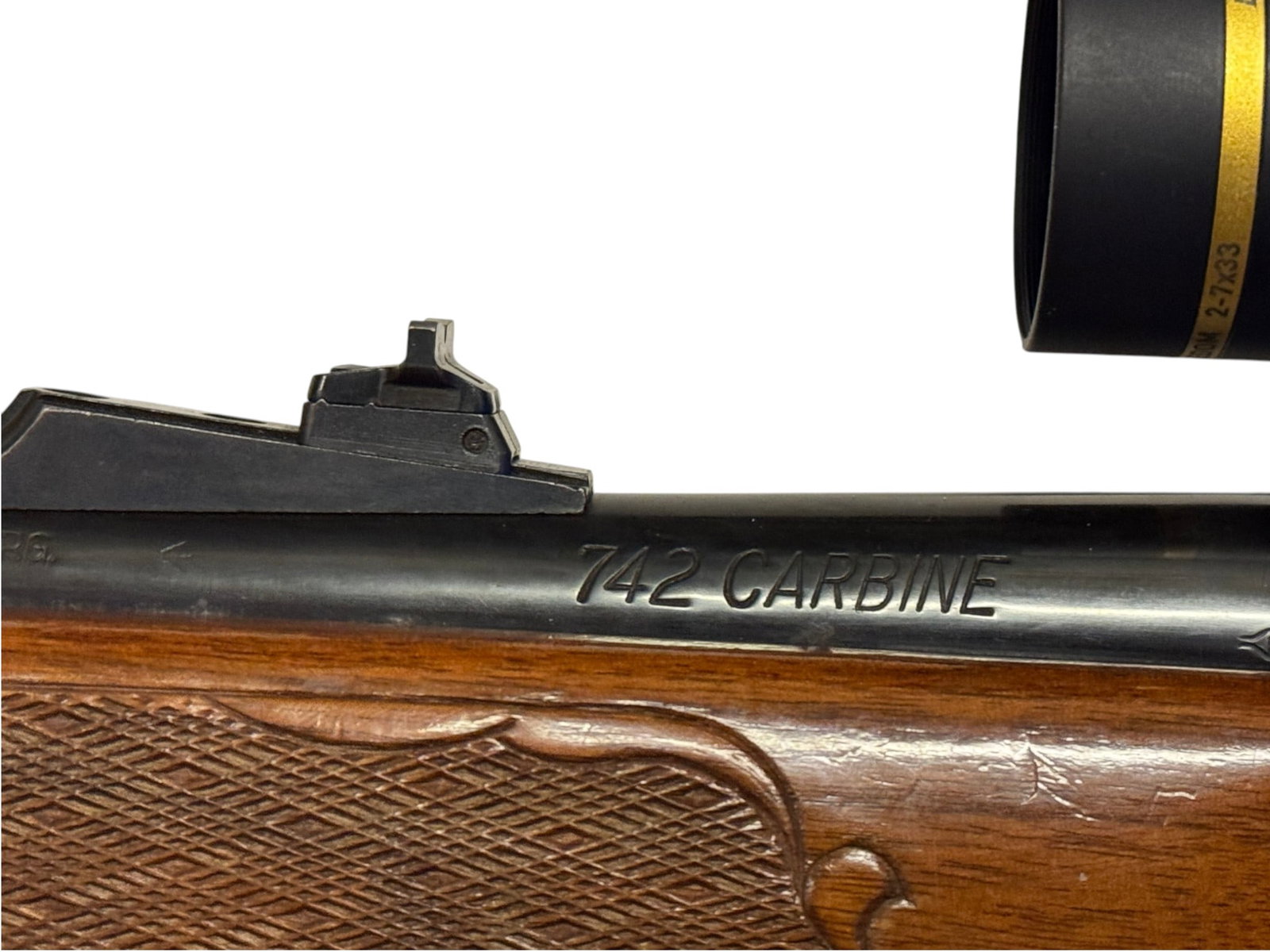 Excellent 1980 Remington 742 Woodsmaster BDL Deluxe CARBINE .30-06 SPRG. Rifle with Leupold Scope - 5