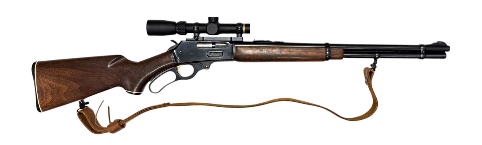 Excellent 1971 Marlin Model 336 .35 REM. Lever Action Rifle w/ Leupold Scope, Sling and Soft Case - 3