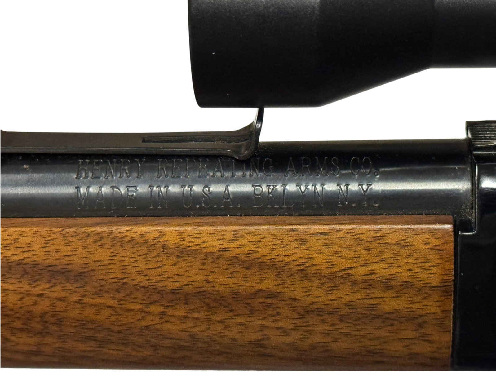 Excellent Henry Classic .22 LR Lever Action Rifle with Simmons Scope - 6