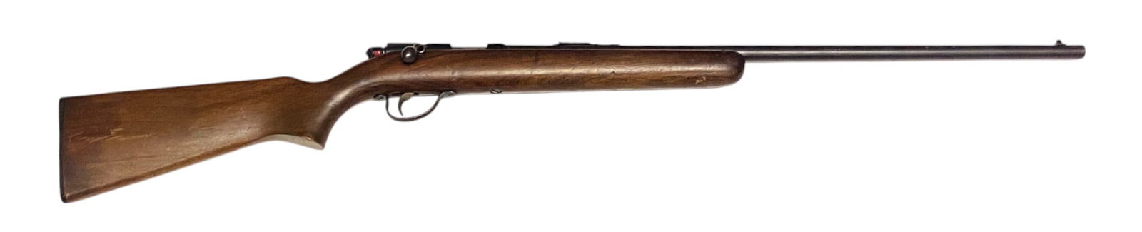 Early 1951 Remington Model 514 .22 S-L-LR Bolt Action Single Shot Rifle: S#: NSN | 24-3/4" Barrel | BXX Date Code = January 1951 |||| CONDITION: Good. 40% blued finish remaining overall. Mechanically functions. Bore is excellent ||||| CLASS: C&R