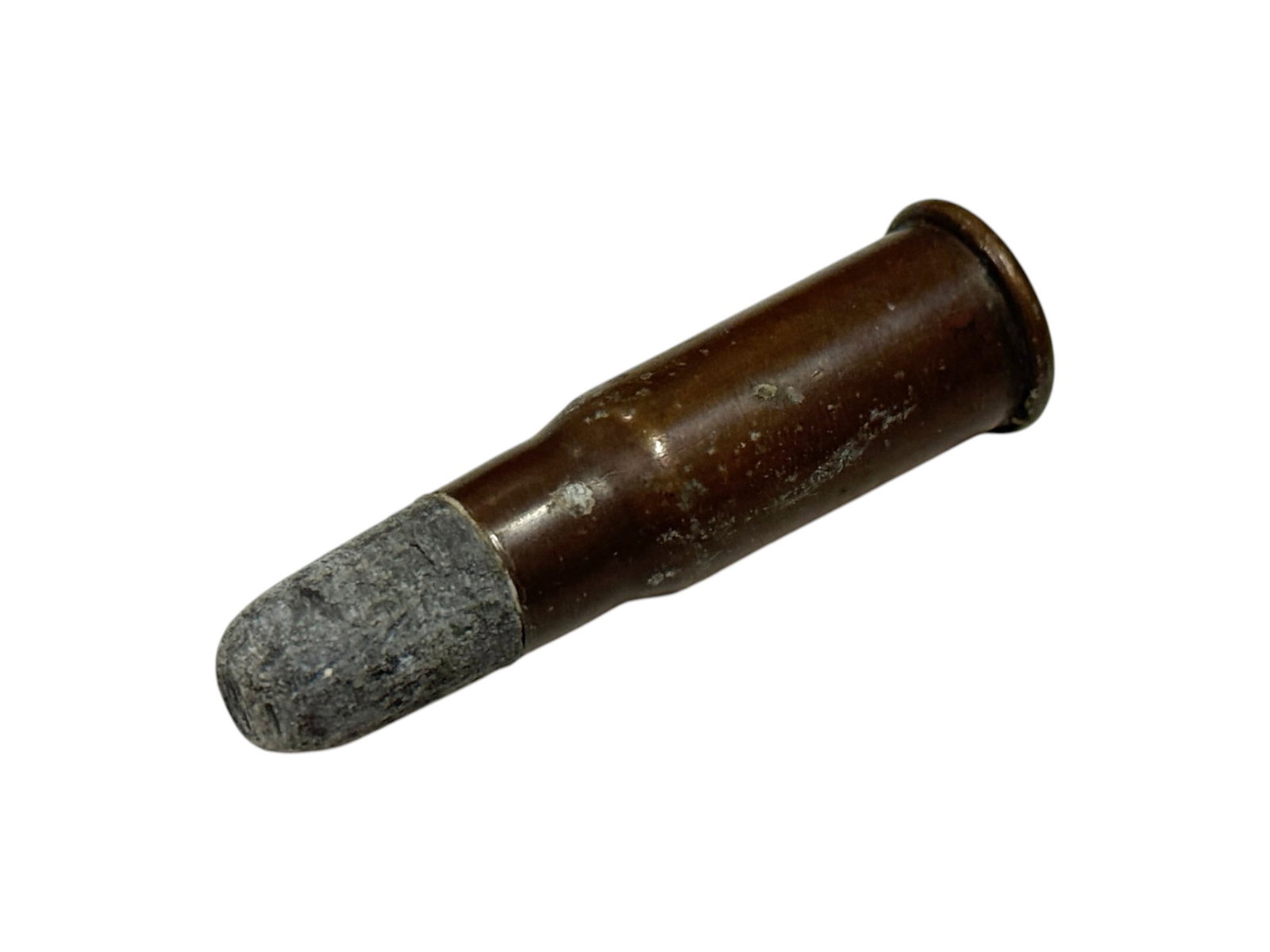 (1) Vintage Rare & Collectible 10.35x47mmR SWISS (.41 Swiss) Cartridge: Collectible Cartridge with a Recessed Headstamp of "C" in a circle