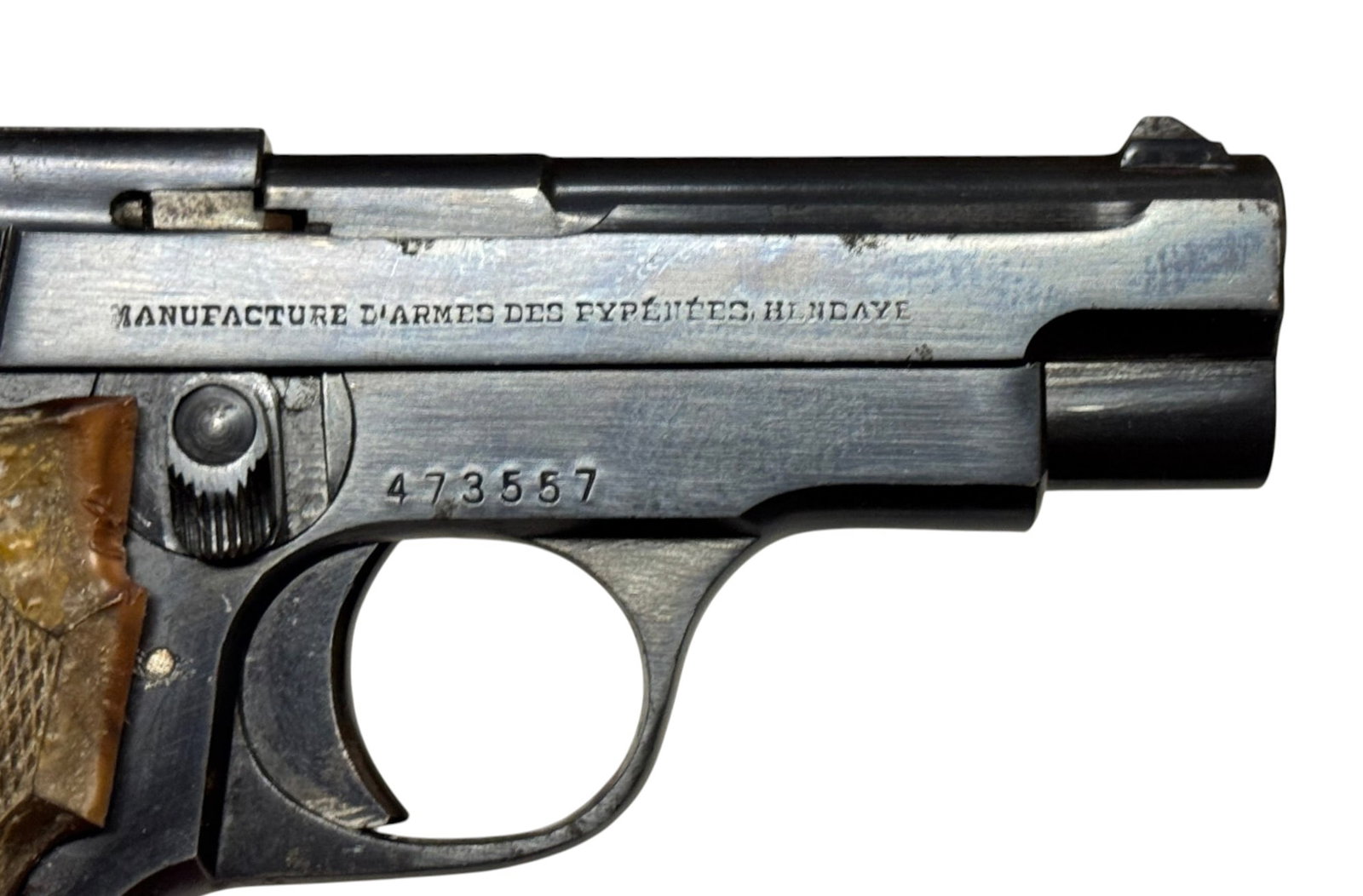 Scarce French Pyreenes "Unique" Model 52 .22 LR Semi-Automatic Pistol - 11