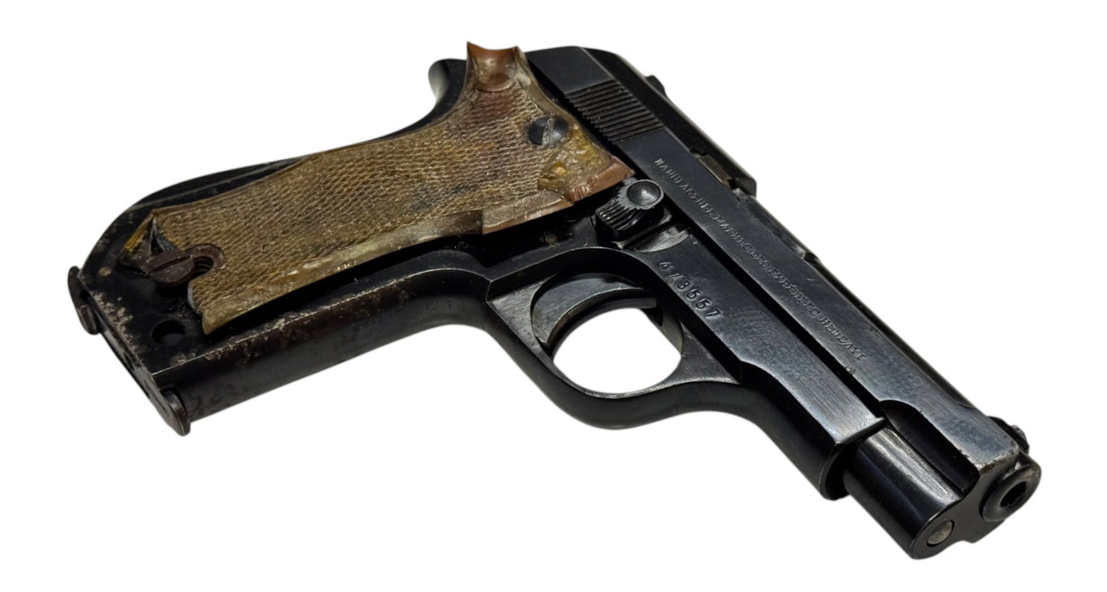 Scarce French Pyreenes "Unique" Model 52 .22 LR Semi-Automatic Pistol - 3