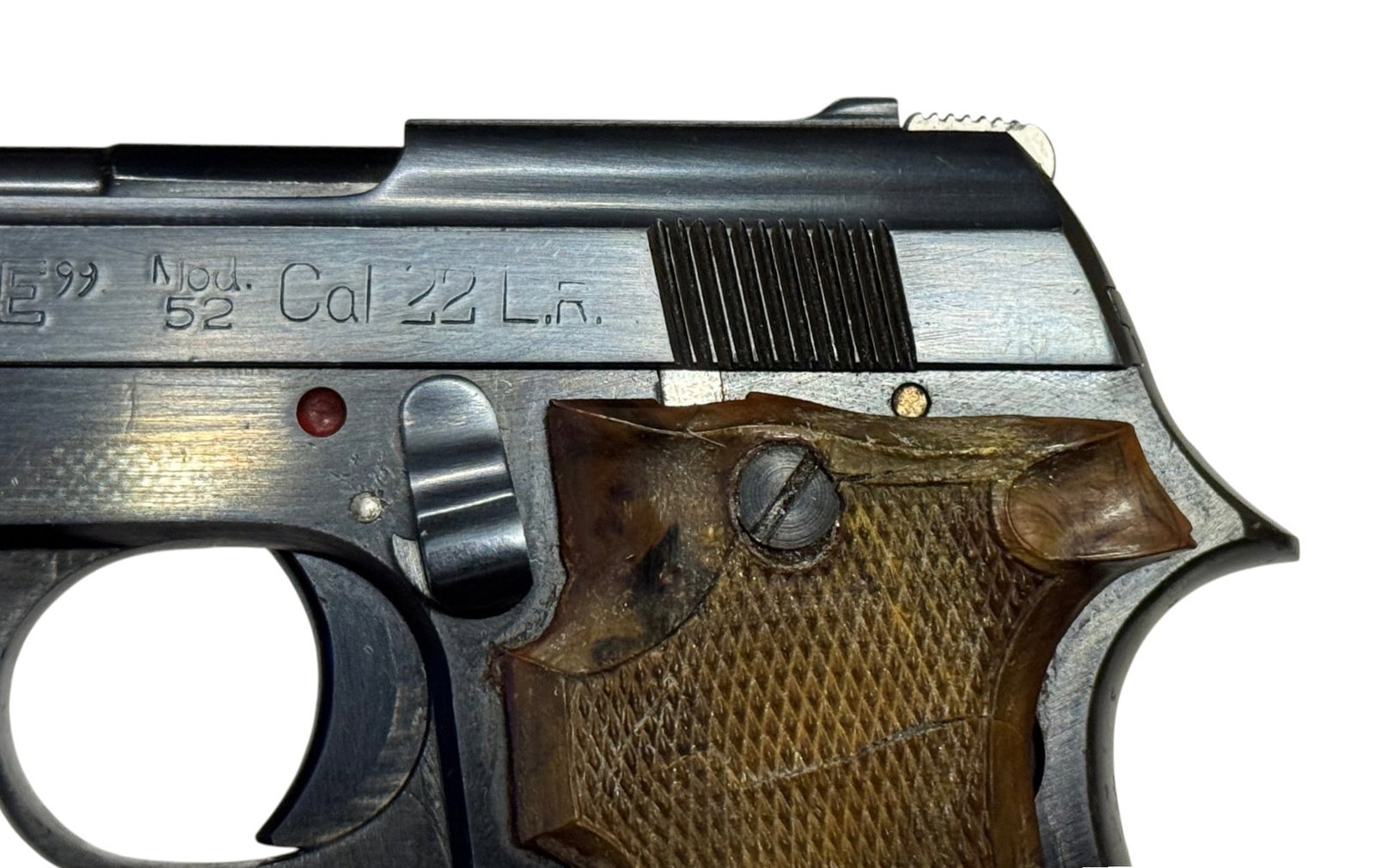 Scarce French Pyreenes "Unique" Model 52 .22 LR Semi-Automatic Pistol - 8