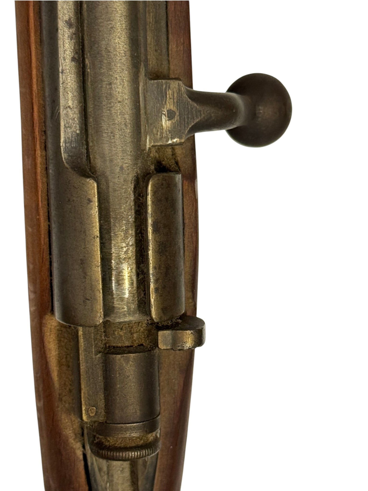 WWII Italian Gardone M91 6.5x52mm Carcano Cavalry Carbine with Folding Bayonet in Display - 10