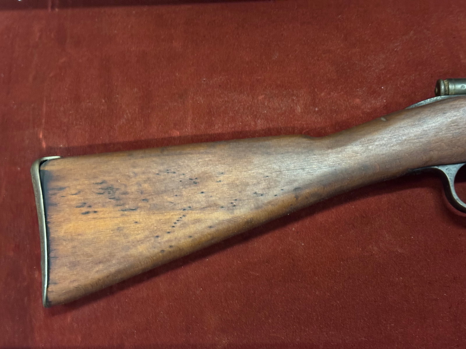 WWII Italian Gardone M91 6.5x52mm Carcano Cavalry Carbine with Folding Bayonet in Display - 2