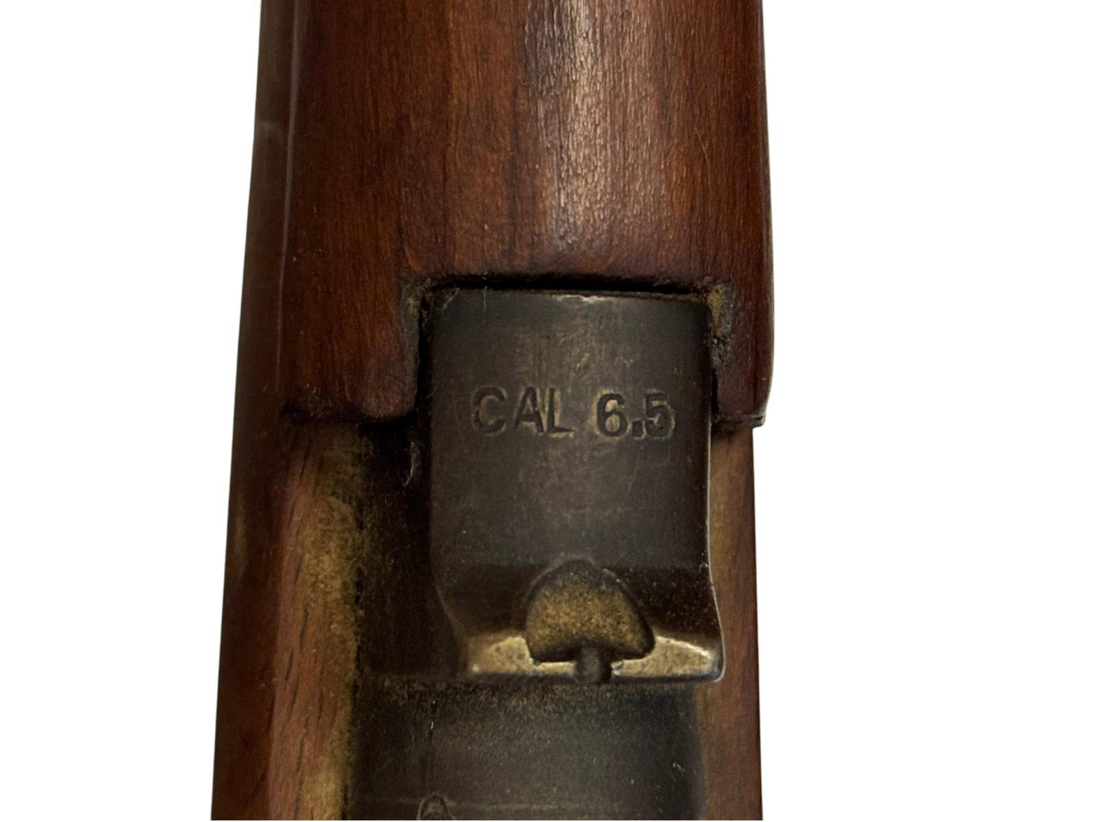 WWII Italian Gardone M91 6.5x52mm Carcano Cavalry Carbine with Folding Bayonet in Display - 7
