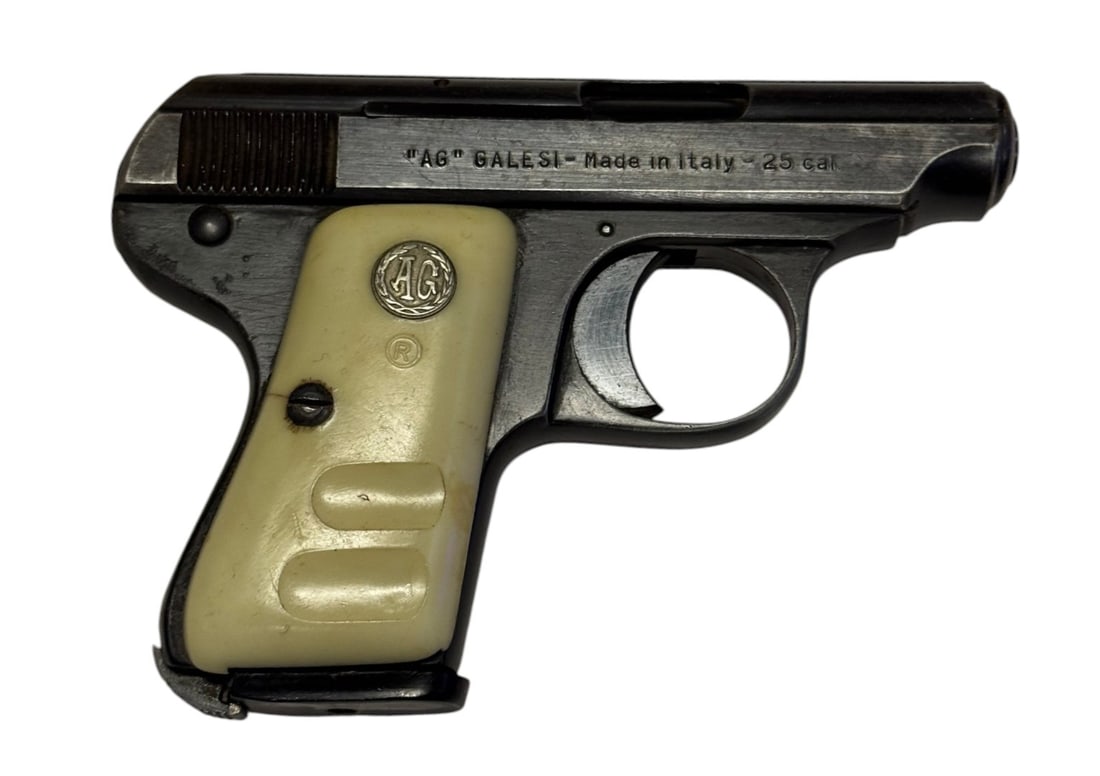 Armi Galesi “AG” Italian .25 ACP Semi-Automatic Pocket Pistol - 2
