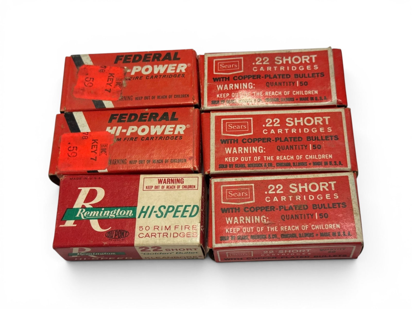 NIB Approx. 300rds. of .22 SHORT Ammunition: Most boxes appear full