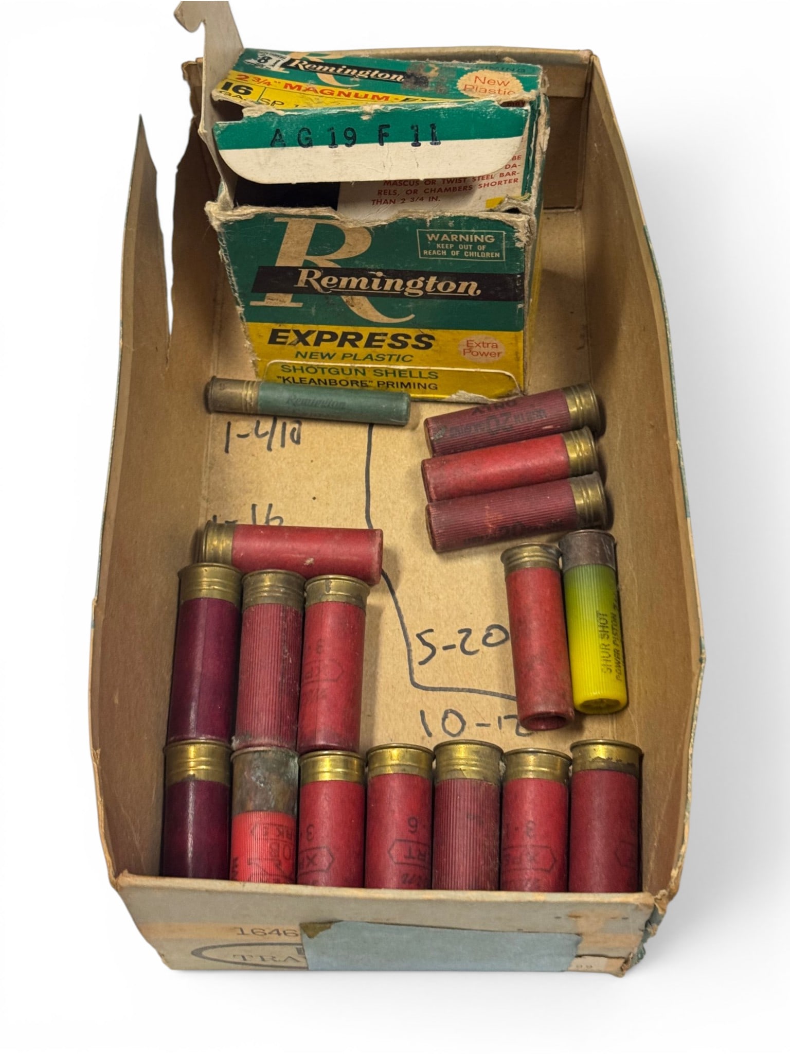 Lot of 27 Shotgun Shells: (20) 12 GA. | (1) .410 GA | (1) 16 GA | (5) 20 GA