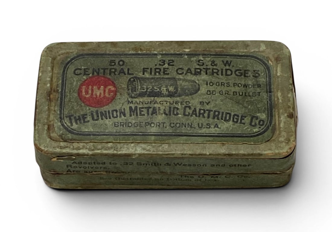 NIB Vintage Collectible 50rds. Of .32 S&W 88gr. Blackpowder Remington UMC Ammunition: See photos