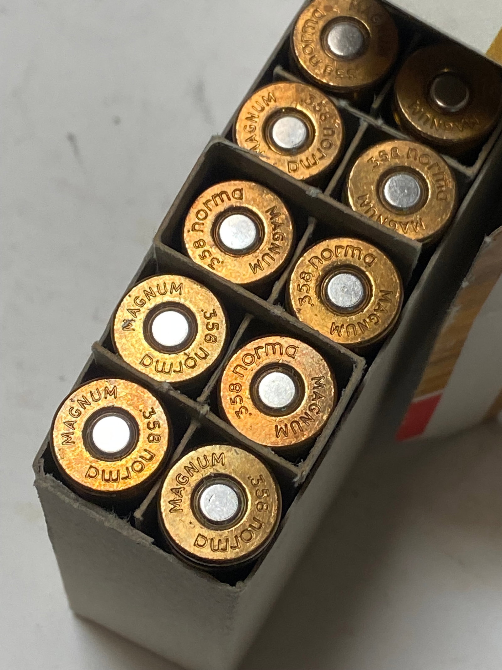 NIB Vintage Collectible 20rds. Of .358 NORMA MAGNUM 250gr. SP Norma Ammunition - 2