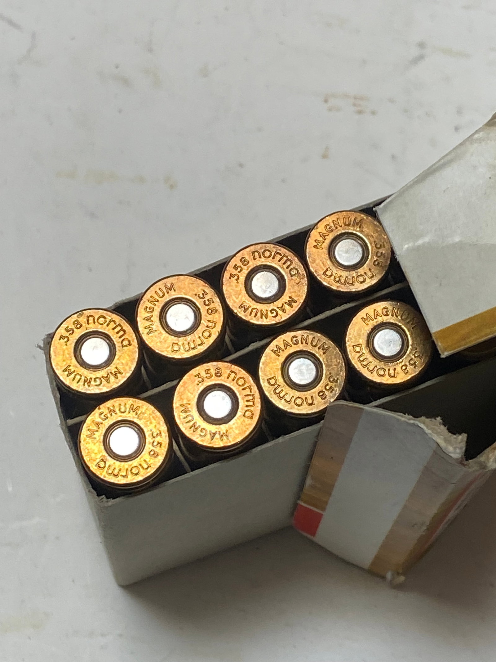 NIB Vintage Collectible 20rds. Of .358 NORMA MAGNUM 250gr. SP Norma Ammunition - 2
