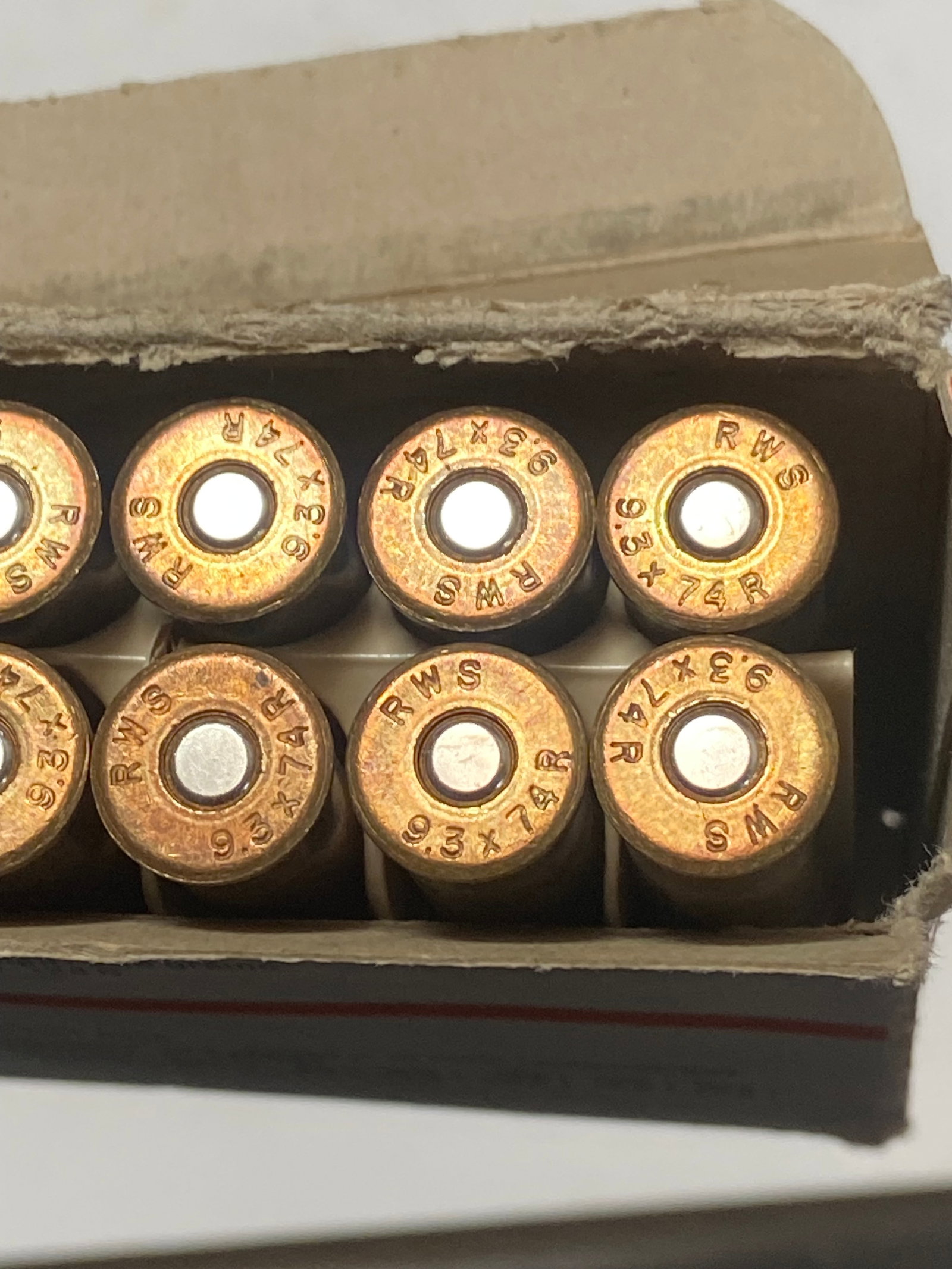 NIB Vintage Collectible German 20rds. Of 9.3x74r 258gr.Buchsenpatronen Ammunition - 2