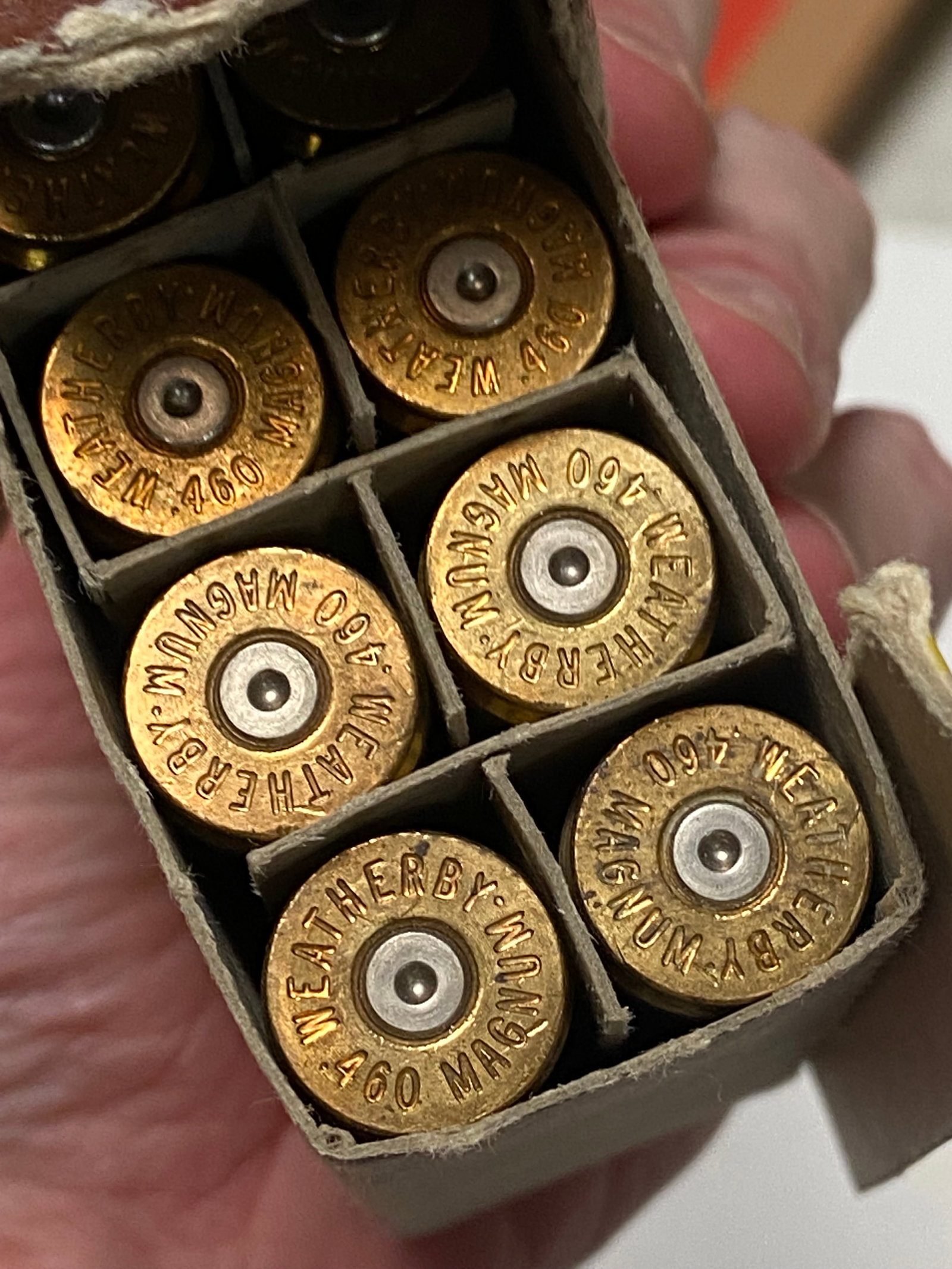 Vintage Collectible 22rds. Of .460 WEATHERBY 500gr. Weatherby Ammunition and 18qty Spent Brass - 2