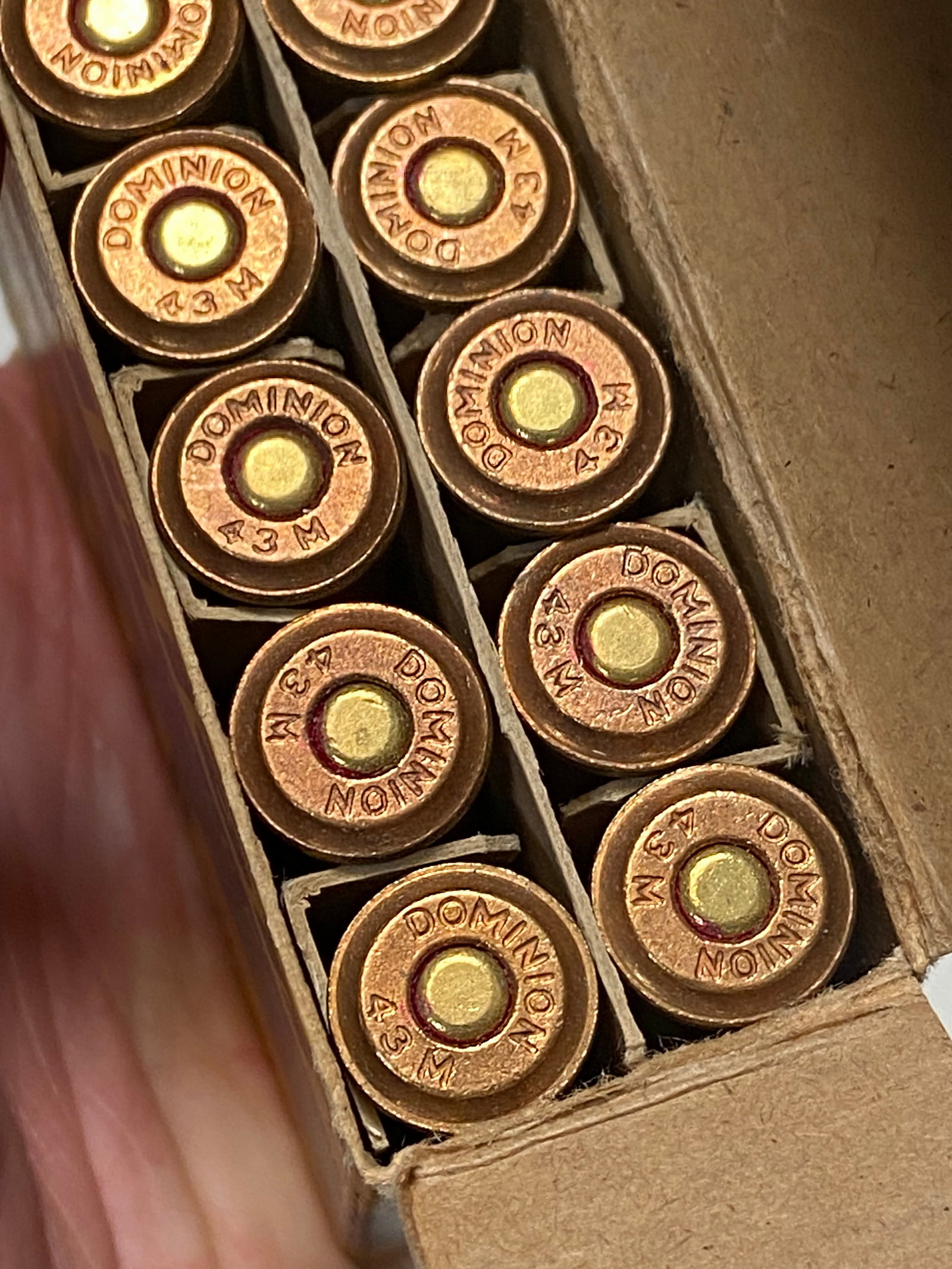 NIB RARE Vintage Collectible 20rds. Of .43 MAUSER 385gr. Dominion Ammunition - 2