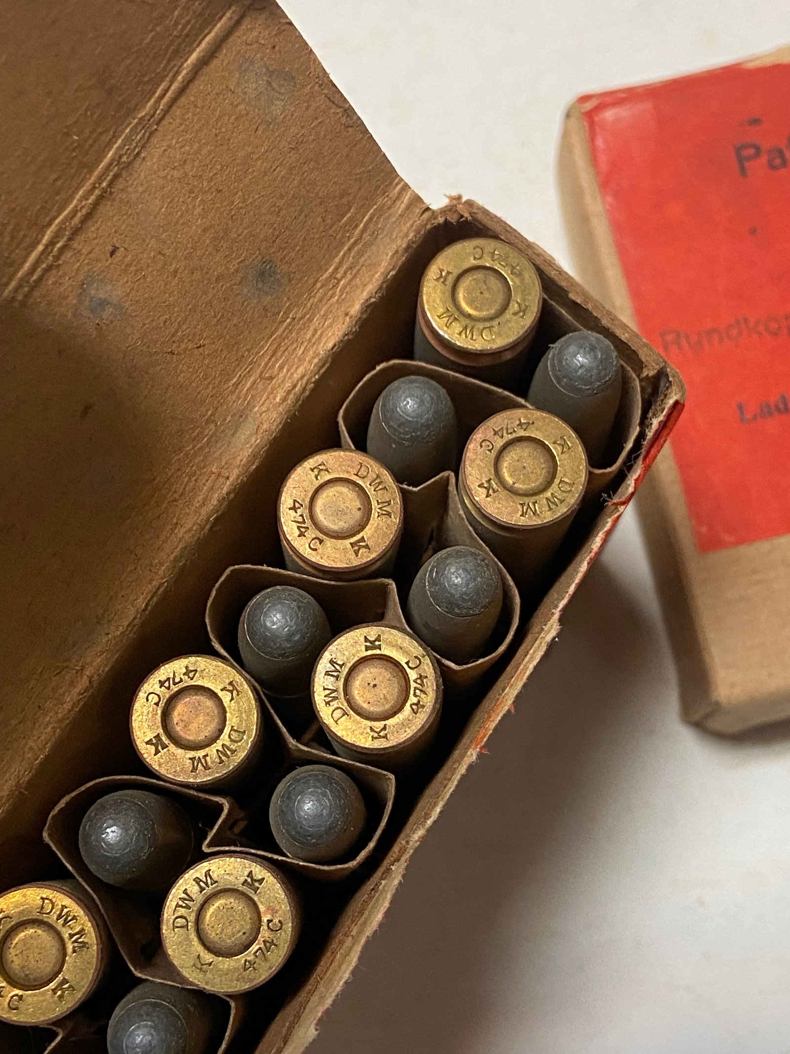 NIB Vintage Collectible 40rds. Of 9.3x62 DWM Ammunition - 2