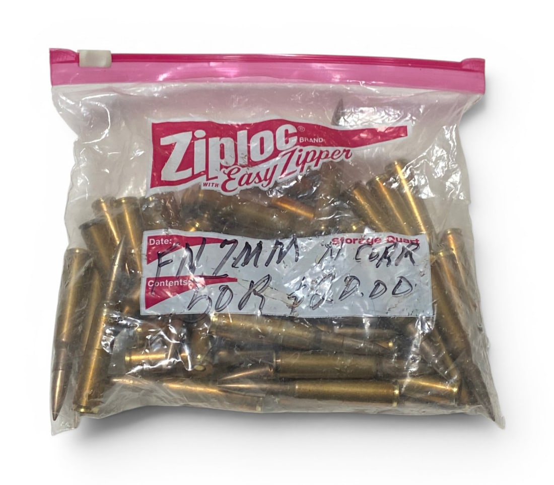Approx. 50rds. of 7mm FN Belgium Military Surplus Ammunition: See photos