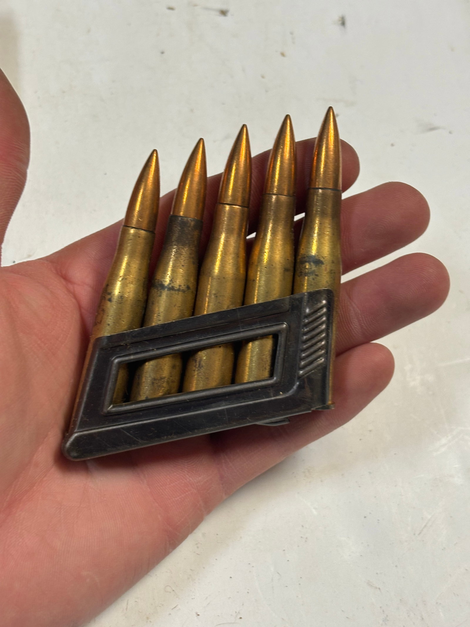 NIB WWII German 1938 20rds. Of 8mm Patronen Stuck Military Surplus Ammunition - 2