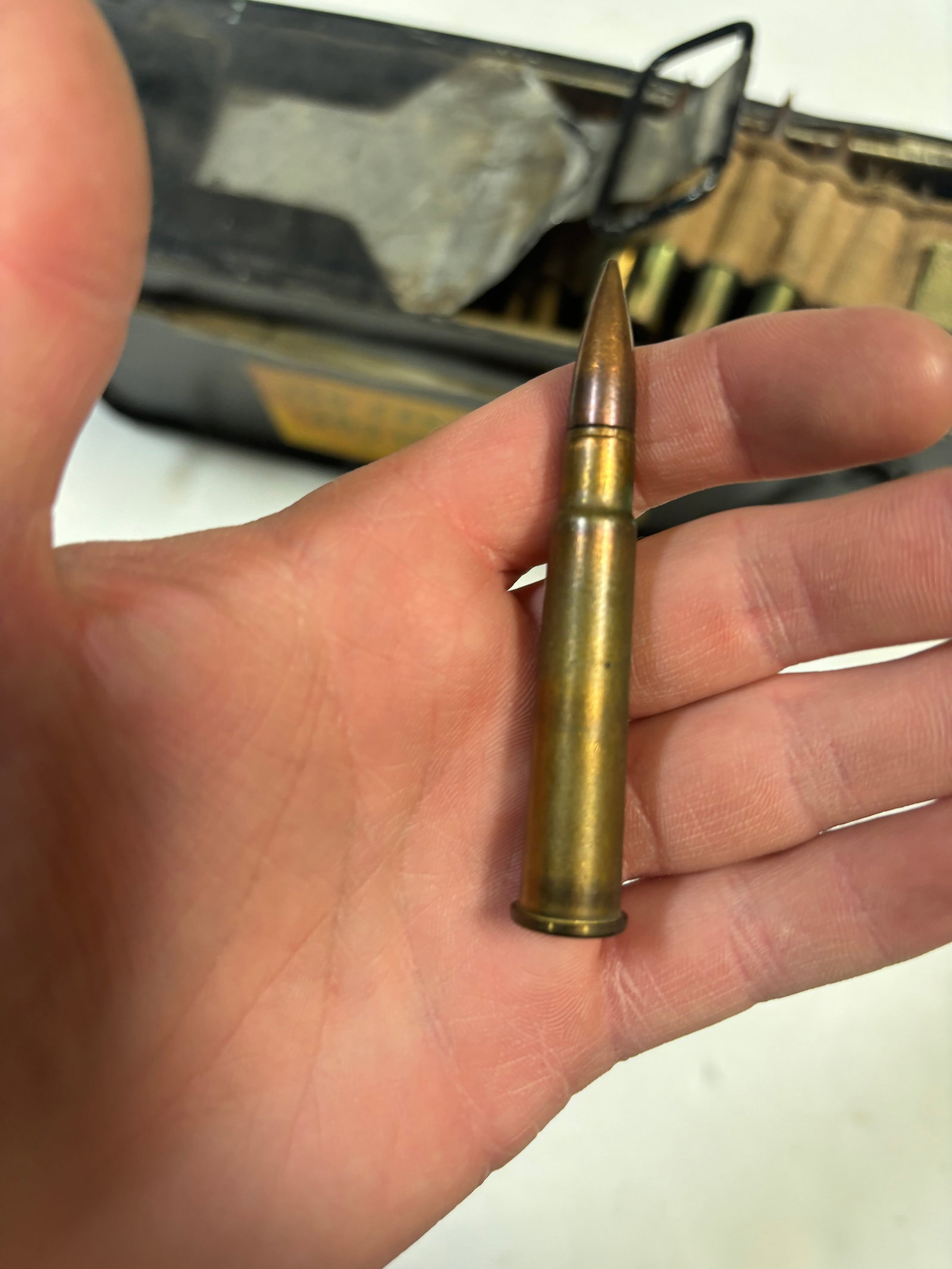 Spam Can of 250rds. Of .303 BRITISH MK 8Z K17 Ammunition in Stripless Belts - 3