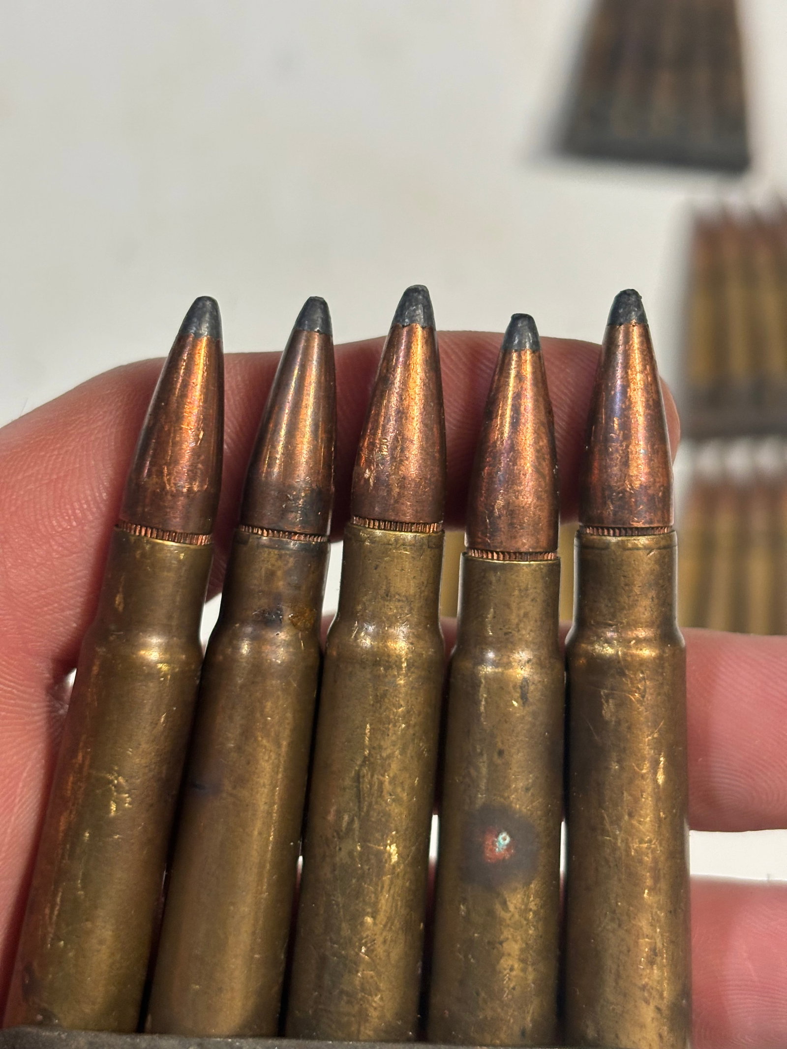 25rds. Of Various WWII .303 BRITISH Ammunition on Stripper Clips - 2