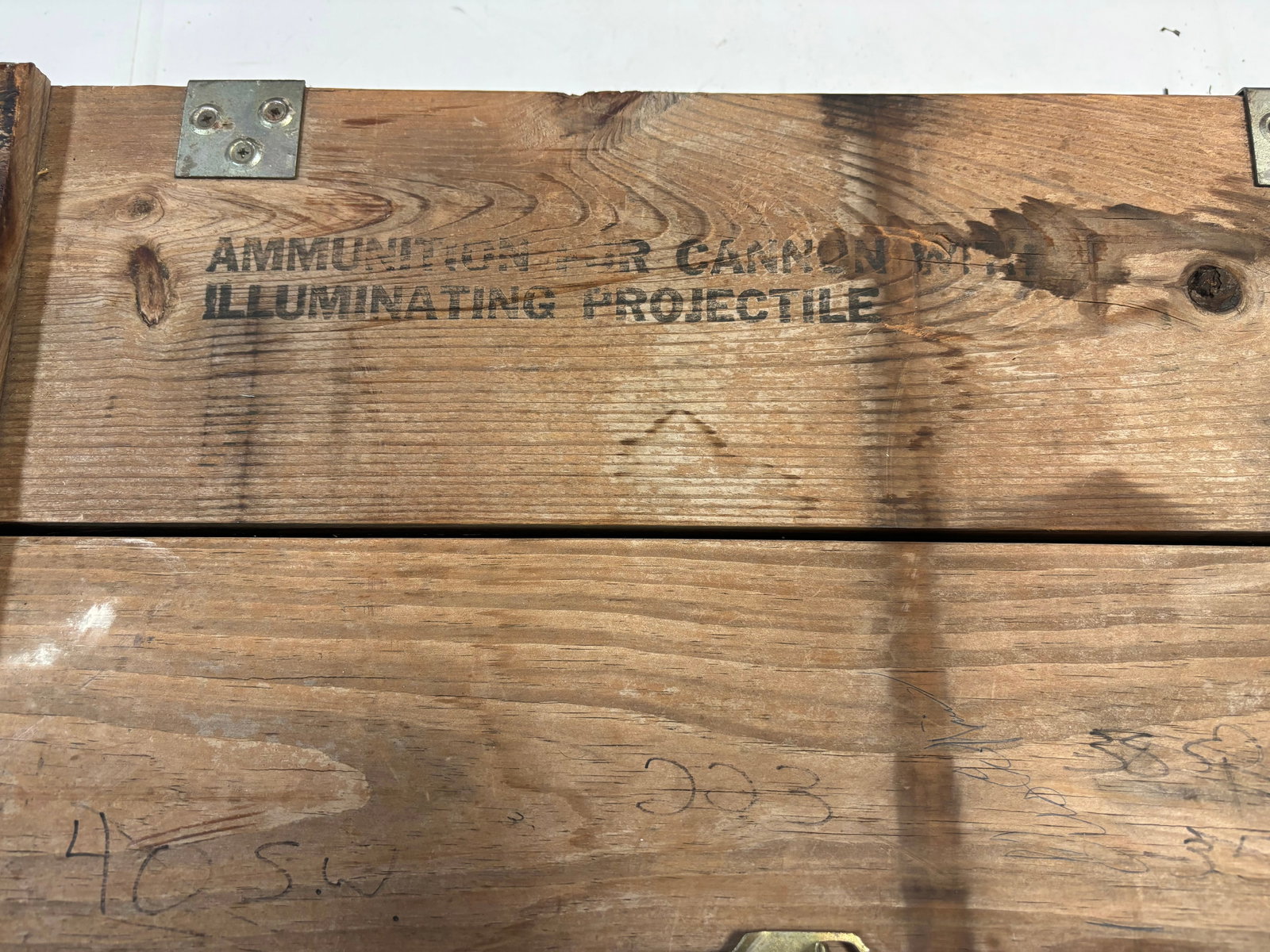 Vintage Collectible 81mm Mortar M1 and M29 Ammunition Crate - 5
