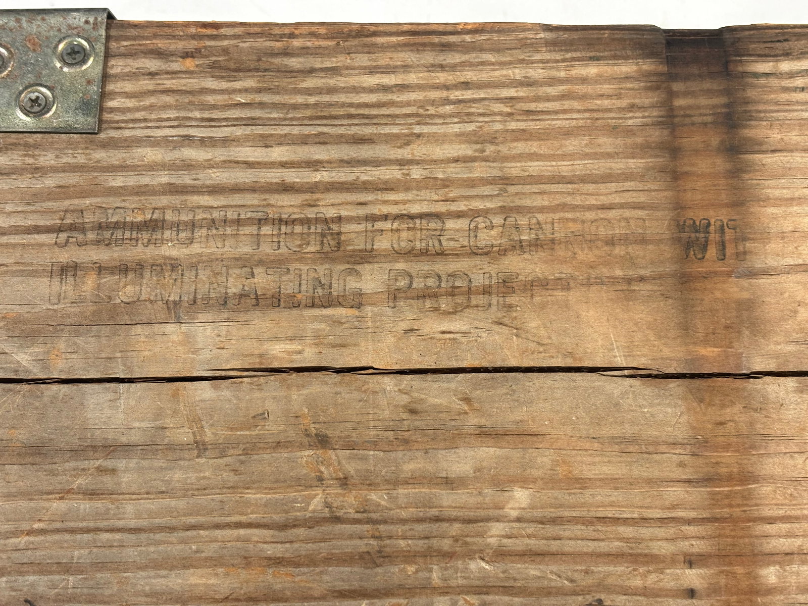 Vintage Collectible 81mm Mortar M1 and M29 Ammunition Crate - 4
