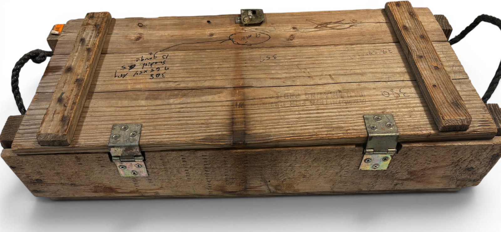 Vintage Collectible 81mm Mortar M1 and M29 Ammunition Crate - 5